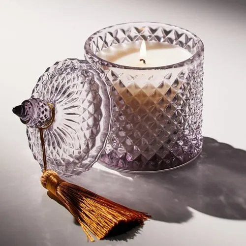 Round Crystal Jar Candle